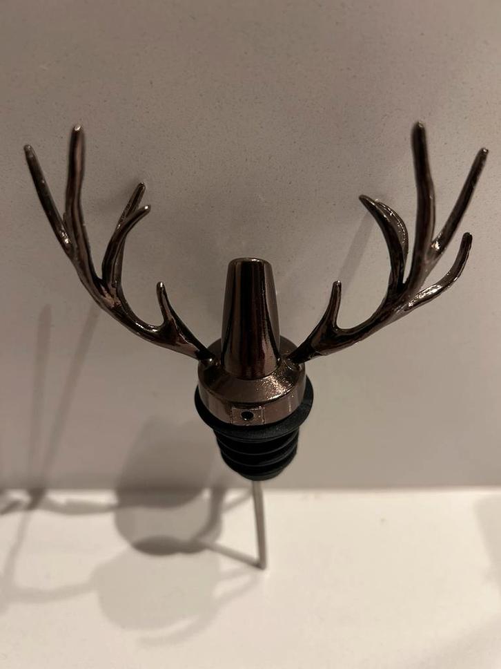 Jagermeister flessentuit, flessenstop ., Verzamelen, Wijnen, Zo goed als nieuw, Ophalen of Verzenden