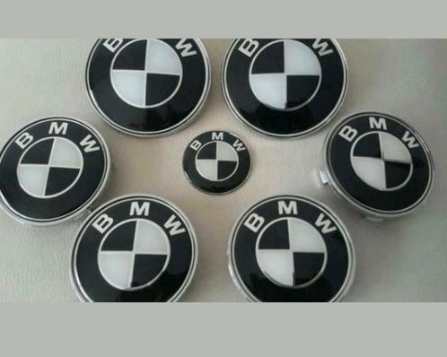 Bmw emblemen set van 7 logo's > zwart wit f15 e60 e90 e39, Auto-onderdelen, Overige Auto-onderdelen, BMW, Nieuw, Ophalen of Verzenden