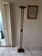Prachtige bronskleurige uplighter, Maison & Meubles, Lampes | Lampadaires, Comme neuf, Modern, 150 à 200 cm, Enlèvement