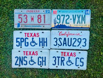 Plaques d’immatriculations usa vintage livenceplaat mancave beschikbaar voor biedingen