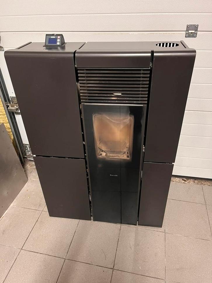 Ravelli Olivia 8 kw, Huis en Inrichting, Kachels, Gebruikt, Vrijstaand, Pelletkachel, Overige brandstoffen, Ophalen