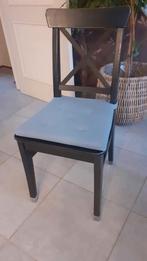 7 Chaises salle à manger noir (prix/1), Maison & Meubles, Enlèvement, Noir, Bois