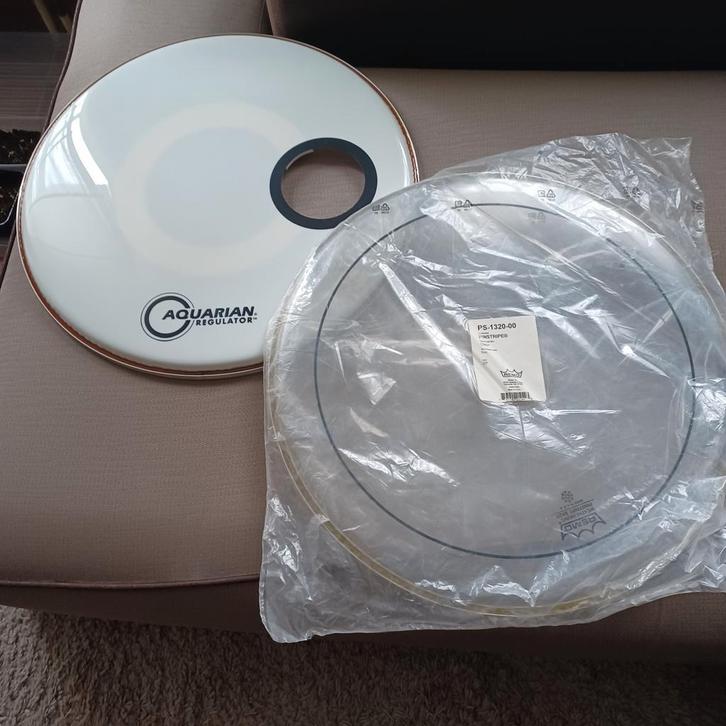 Basdrum vellen set nieuw 20" voor drumstel 104 € nieuwprijs, Muziek en Instrumenten, Instrumenten | Toebehoren, Nieuw, Ophalen of Verzenden
