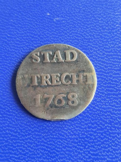 1768 Pays-Bas Utrecht gigot, Timbres & Monnaies, Monnaies | Pays-Bas, Monnaie en vrac, Autres valeurs, Avant le royaume, Envoi
