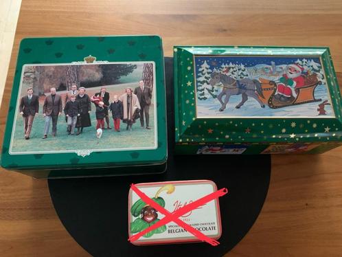 1 Vintage metalen doos en 1 verzamelitem van het koningshuis, Huis en Inrichting, Keuken | Keukenbenodigdheden, Zo goed als nieuw