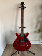 Hollow body gitaar Silvertone, Muziek en Instrumenten, Ophalen, Zo goed als nieuw, Hollow body, Met versterker