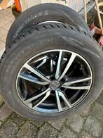 4 winterbanden op aluminium velgen, Auto-onderdelen, Banden en Velgen, Ophalen, Gebruikt, Banden en Velgen, 17 inch