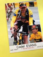 Wielerkaart 2011 tour de france cadel evans signe, Verzenden, Zo goed als nieuw