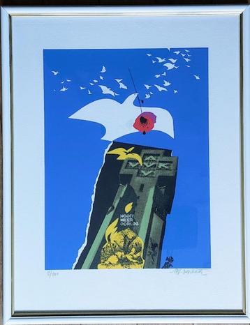 Vestraete Luc - Lithografie "ijzerbedevaart toren Nr/get beschikbaar voor biedingen