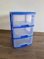 LADEBLOK PLASTIC 2 STUKS, Huis en Inrichting, Kasten | Ladekasten, Ophalen, Zo goed als nieuw, 3 of 4 laden, Minder dan 100 cm