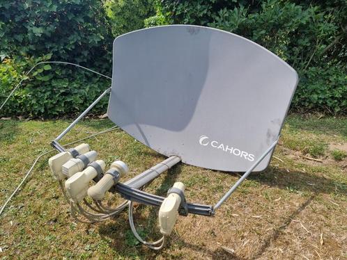 Cahors 5-kops parabolische antenne, Audio, Tv en Foto, Schotelantennes, Gebruikt, (Schotel)antenne, Overige merken, Ophalen