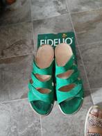 Fidelio damesslippers groen 41 uitneembare zolen, Zo goed als nieuw, Groen, Fidelio, Ophalen
