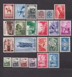 België 1954 volledig jaar, Postzegels en Munten, Verzenden, Postfris, Spoor van plakker