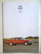 Brochure Mercedes 280 280 E 1980, Livres, Enlèvement, Comme neuf, Mercedes