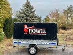 GESLOTEN  AANHANGWAGEN REMORQUE XXL MTM 750 KG BIJNA NIEUW, Auto diversen, Aanhangers en Bagagewagens, Ophalen of Verzenden, Zo goed als nieuw