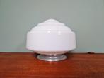 Art Deco plafondlamp in witte opaline, 1920-30s, Antiek en Kunst, Ophalen of Verzenden