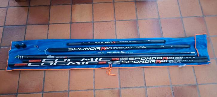 Colmic Sponda K40 lengte 7 mtr. Zo goed als nieuw., Watersport en Boten, Hengelsport | Witvissen, Zo goed als nieuw, Ophalen