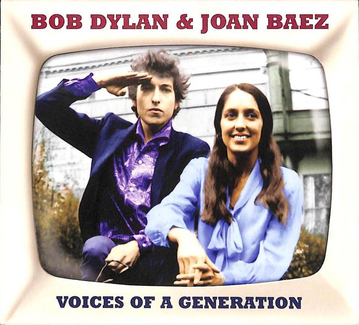 Dubbel-cd Bob Dylan & Joan Baez — „Voices of a Generation”., Cd's en Dvd's, Cd's | Rock, Zo goed als nieuw, Poprock, Ophalen