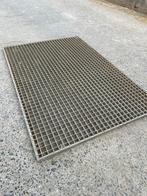Metalen Galvanisé rooster 100x150, Doe-het-zelf en Bouw, Ophalen, Gebruikt, IJzer