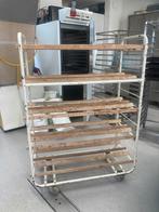 Vintage broodrek, bakkersrek, rek, schoenenrek, Huis en Inrichting, Ophalen, Gebruikt