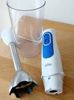 IN PERFECTE STAAT STAAFMIXER BRAUN MET SMOOTHIE BEKER, Elektronische apparatuur, Keukenmixers, Ophalen of Verzenden, Zo goed als nieuw