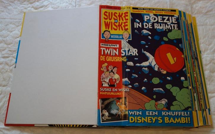 Suske en Wiske Weekblad in verzamelmap 1994 nr 13 tot 41., Boeken, Stripverhalen, Zo goed als nieuw, Complete serie of reeks, Ophalen of Verzenden
