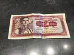 Joegoslavië 100 dinara 1955, Ophalen of Verzenden, Joegoslavië