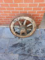 Oud  karrewiel  voorwiel   diameter   0.70 m, Ophalen, Gebruikt