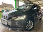 Volkswagen Touran Highline 7 zetels -LEDER -Panodak -GPS -LE, Auto's, Gebruikt, 116 pk, 7 zetels, Leder