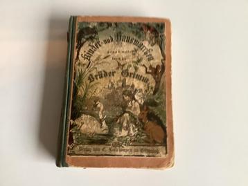 antiek boekje uit 1886 Kinder und Hausmarchen Gebruder Grimm