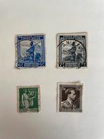 4 timbres anciens - Belgique, Congo, rep. Française, Enlèvement ou Envoi