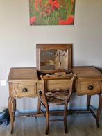 Antieke eiken kaptafel te koop!, Minder dan 50 cm, Gebruikt, 100 tot 150 cm, Hout