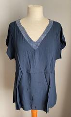 Donkerblauw topje Hypnosy maat taille unique, Maat 42/44 (L), Zo goed als nieuw, Korte mouw, Hypnosy