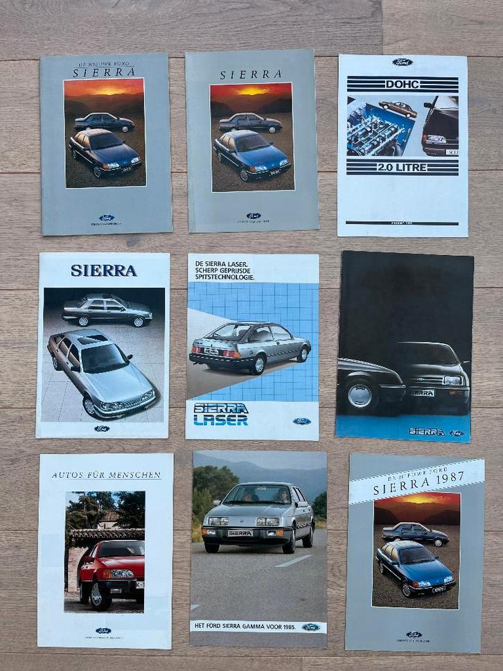 PROSPECTUS FORD SIERRA, Livres, Autos | Brochures & Magazines, Ford, Enlèvement ou Envoi