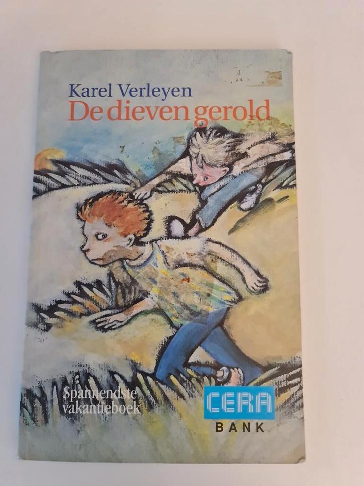 Boek : DE DIEVEN GEROLD / Karel Verleyen, Livres, Livres pour enfants | Jeunesse | 10 à 12 ans, Comme neuf, Enlèvement ou Envoi