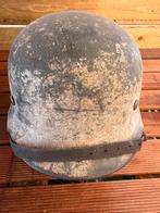 Casque M40 allemand camouflé blanc, Verzamelen, Militaria | Tweede Wereldoorlog, Ophalen of Verzenden, Landmacht, Helm of Baret