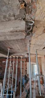 Draagmuur afbreken en poutrel plaatsen.0466445657 Gabriel