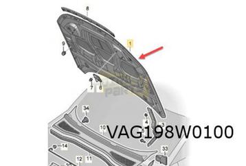 Audi Q4 e-tron (5/21-) Motorkap Origineel! 89A823029A disponible aux enchères