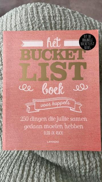 Elise De Rijck - Het Bucketlist boek voor koppels beschikbaar voor biedingen