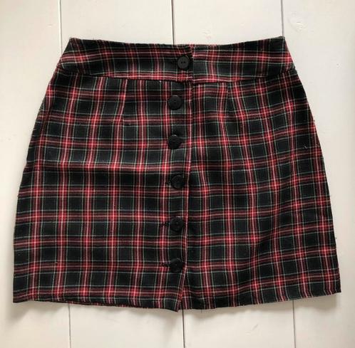 vintage rokje 36 H&M Hennes Collection jaren 90, Kleding | Dames, Rokken, Gedragen, Maat 36 (S), Rood, Boven de knie, Ophalen of Verzenden