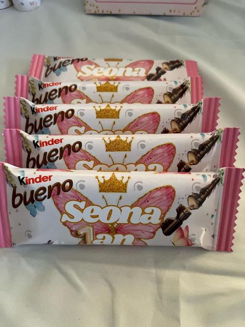 Gourmandise personnalisée (kinder bueno,bonbon,caprisun …), Diversen, Papierwaren, Nieuw, Ophalen of Verzenden