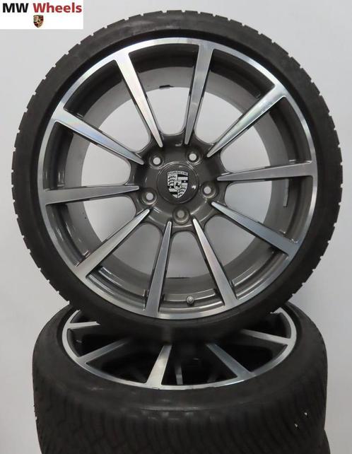 Porsche 20 inch Origineel 911 991 4S velgen met winterbanden, Auto-onderdelen, Banden en Velgen, Banden en Velgen, Winterbanden