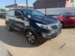 Kia Sportage 2.0 Diesel AWD AUTOMAAT AIRCO NAVI PANO!, Auto's, Kia, Euro 5, Zwart, 4 cilinders, Zwart