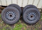 4 Jantes en tôle avec pneus MICHELIN Alpin 5 Hiver, Auto-onderdelen, Banden en Velgen, 15 inch, Band(en)