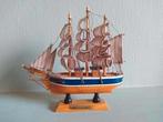 Miniatuur houten zeilschip Mayflower, Verzamelen, Scheepvaart, Ophalen of Verzenden