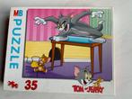Kinderpuzzel MB Tom & Jerry 35 stuks, 10 tot 50 stukjes, 4 tot 6 jaar, Zo goed als nieuw, Ophalen