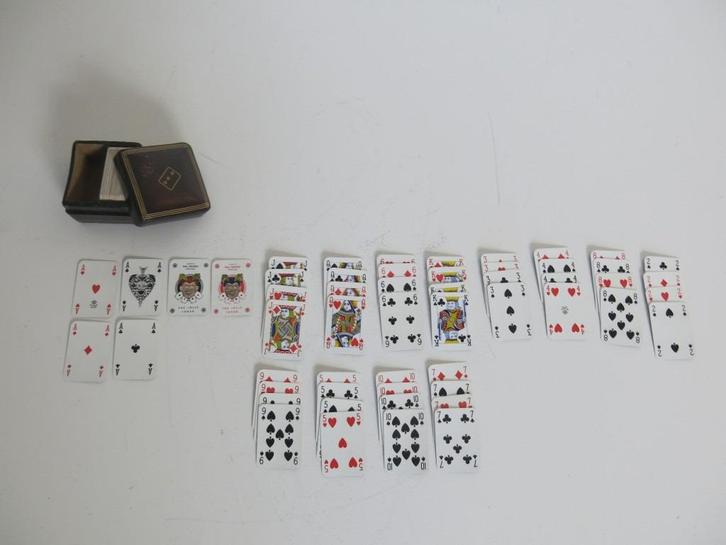 Italiaans speelkaarten setje Dal Negro leren doosje, Verzamelen, Speelkaarten, Jokers en Kwartetten, Gebruikt, Speelkaart(en)