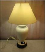Belle lampe de table en faïence avec abat-jour rétro, 53 cm, Enlèvement ou Envoi, Maison et Meubles