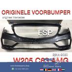 C63 S AMG BUMPER ZWART Mercedes C Klasse BUMPER 2014-2020 W2, Gebruikt, Ophalen of Verzenden, Bumper, Mercedes-Benz