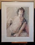 Belle aquarelle nue de Fons Daelman de 1997., Enlèvement